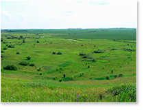 Круговая панорама с середины склона Бекленевка (июнь 2025).