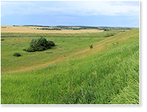 Вид на склон "Александровка" слева.