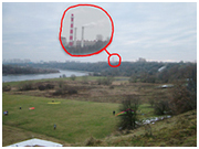 Коломенское. Контроль ветра по дыму из труб (ноябрь 2008).