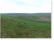 Круговая панорама с места старта на юго-западном склоне.