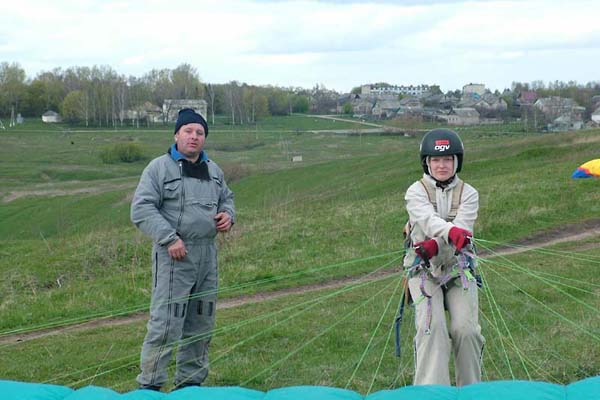 Катюха осваивает А-44. Сергей Чесноков контролирует процесс.