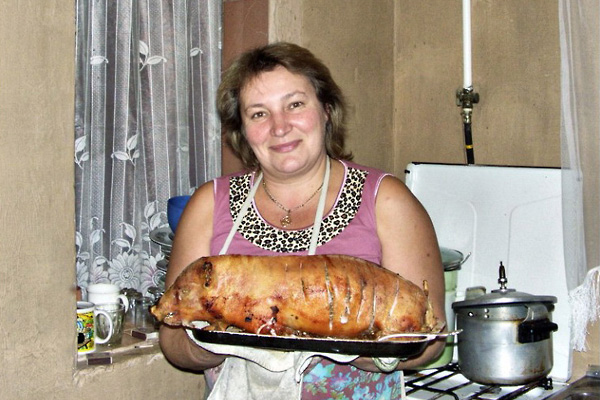 Молочный поросенок к ужину — это супер.