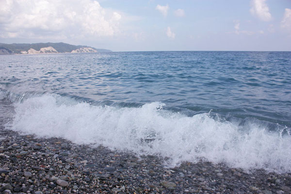 Немного моря.