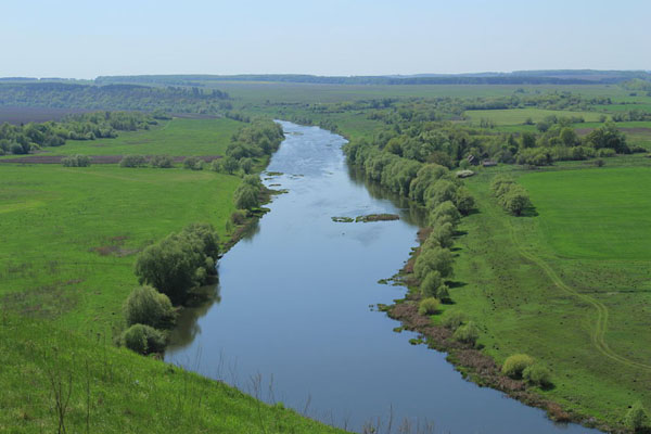 Термик, приближающийся к склону.
