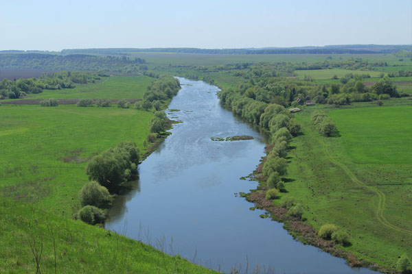 Термик, приближающийся к склону.