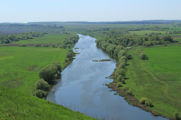 Термик, приближающийся к склону.