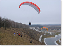 ASA Тайран-4 в динамическом потоке у горы Одинок (январь 2014 г).
